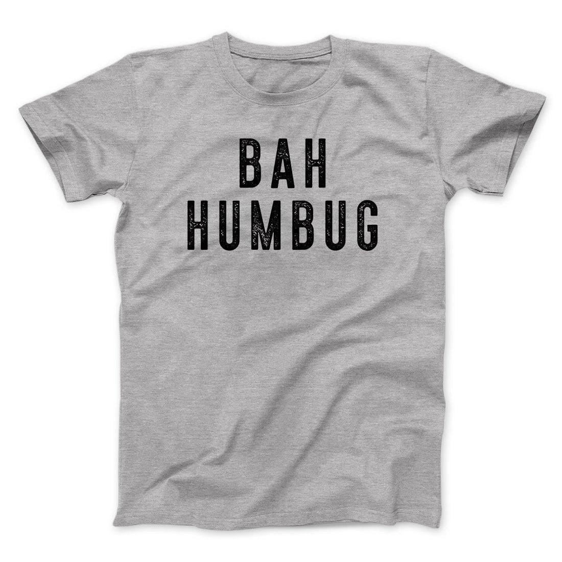 Bah Humbug Ebenezer Scrooge Funny Movie Unisex T-Shirt - Soft Cotton Crew Neck
